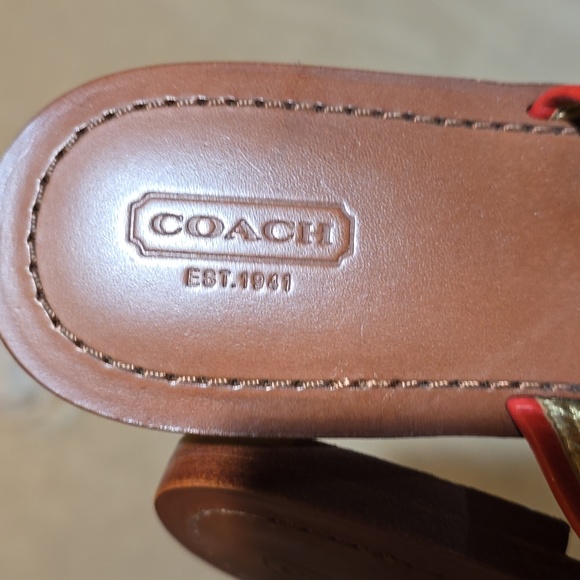 Coach sandals, slide on flats - Picture 5 of 5